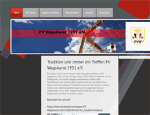 Tablet Screenshot of fvwagshurst.de